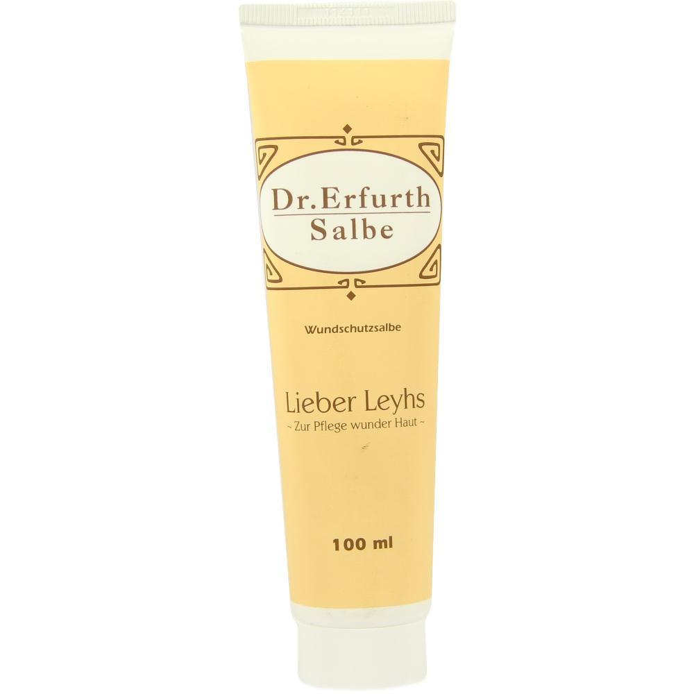 Creme-Tube für Wundschutz mit der Aufschrift "Dr. Erfurth Salbe".